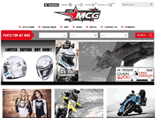 Tablet Screenshot of motorcyclegear.co.nz